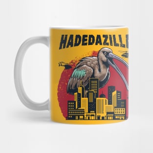 Hadedazilla Funny Hadeda T-Shirt | South Africa Morning Bird | Morning Alarm | Safari Africa Mug